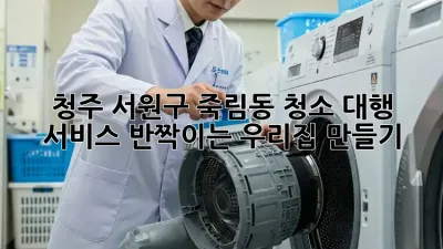 청주 서원구 죽림동 청소 대행 서비스: ✨반짝이는 우리집 만들기